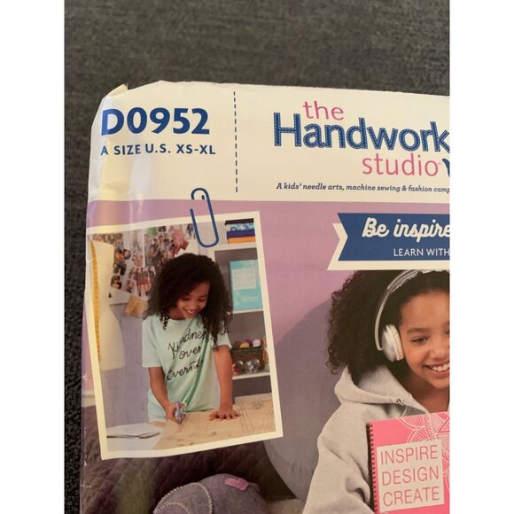 Handwork Studio Comfy Pant Sewing Pattern D0952 Size XSmall Small Meduim Large X - Picture 2 of 4